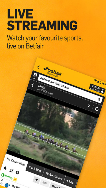 Betfair Exchange App Android Download